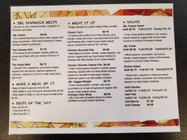 J L Eatery menu