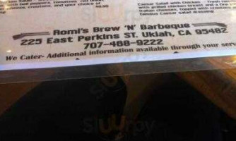 Romi's Brew Bbq outside