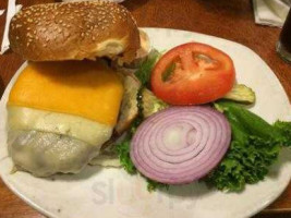 Barney's Gourmet Hamburgers food