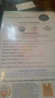 Finger Lakes On Tap menu