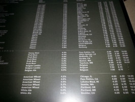 Yard House menu