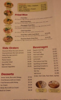 White Elephant Thai Cuisine menu