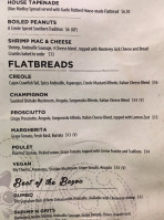 Zydeco Brew Werks menu