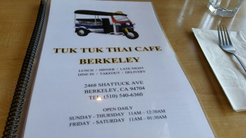 Tuk Tuk Thai food