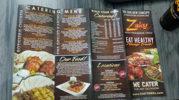 Zaky Mediterranean Grill food