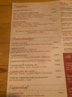 Ferdinand Schumacher Stammhaus menu