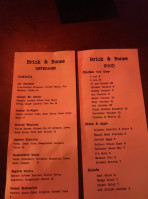 Brick Bones menu