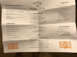 Casa Publica food