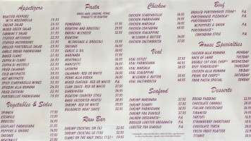 Carmine's Italian Las Vegas menu