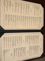 Adela's Italian menu