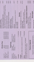 Florio's Pizza menu