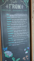 Green Acre menu