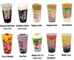 Fat Straws Bubble Tea (alpha Noel) food