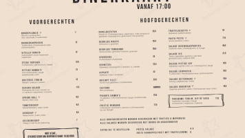 D'n Dries menu