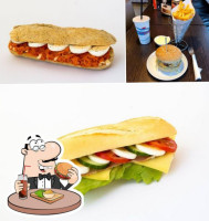 Enjoy Cafetaria Sandwich Sushi food