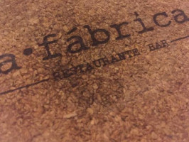 A Fabrica Restaurante E Bar food