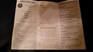 Fabrica Pizza menu