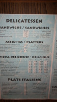 Pointe-Claire Deli menu