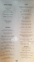 Monarque menu