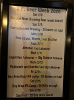 Richmond Republic Draught House menu