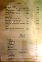 Vietnam menu