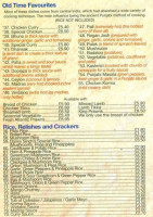 Danny Singhs menu