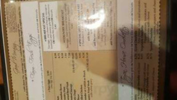 Tryon Houde At Woodlawn menu