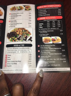 American Wings Hibachi menu