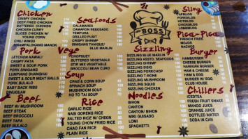 Lil’boss menu