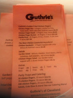 Guthrie's Chicken Fingers food