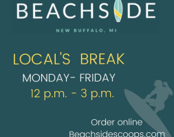 Beachside Scoops food