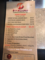 Pho 5up Annapolis menu