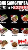 Hong Samgyupsal Unlimited Korean Grill food