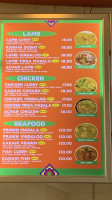 Naan N' Curry menu