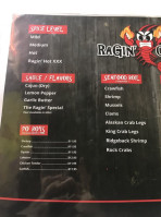 Ragin Crawfish menu