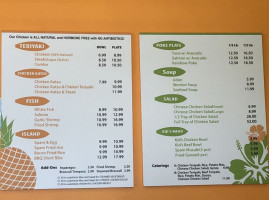 Maui Chicken Poke menu