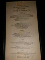 Carrabba's Italian Grill Dallas menu