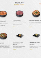 Kaly Sushi menu