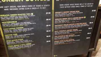 Corelife Eatery menu