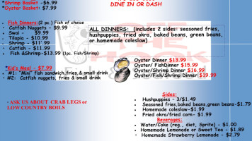 Off The Hook Fish Seafood menu