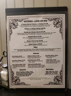 Mill St. Grill menu