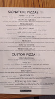 Snap Custom Pizza menu