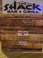 The Shack Grill menu