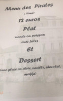 Le Château du Port menu