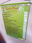 Vegethare Vegetariano menu