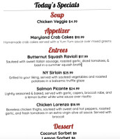 Rudy's Little Italy menu