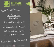 Cottage Logis Hôtel food