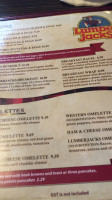 Lumber Jacks Pancake & Steak House menu