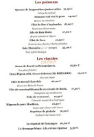 Les Terrasses De Corton menu