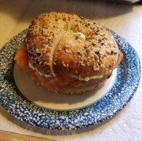 Pigeon Bagels food